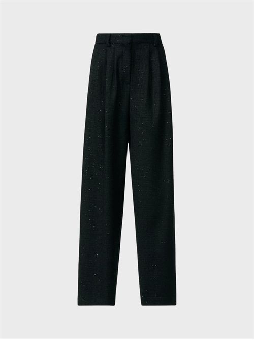 Pantalone ampio in tessuto paillettes FABIANA FILIPPI | PAD226F718M406825